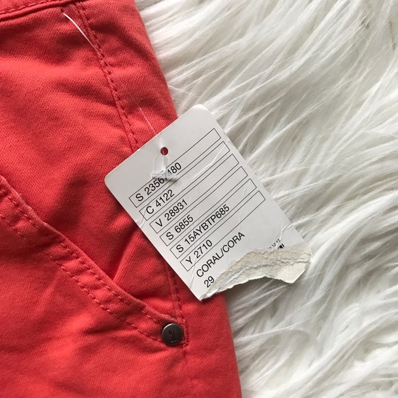 Pilcro and the Letterpress Coral Straight Pant - Picture 4 of 8